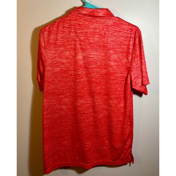 PGA TOUR ProSeries Men’s Red Striped Athletic Fit Golf Polo – S - Picture 3 of 3